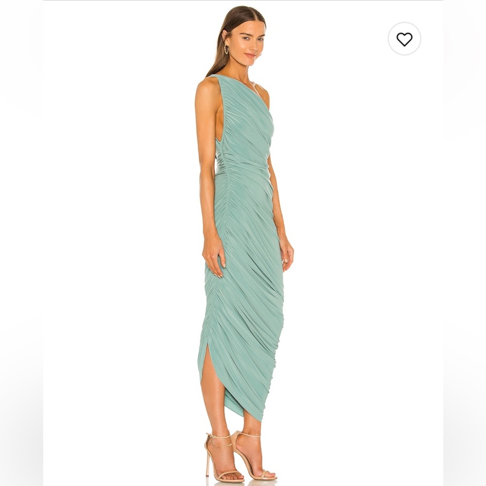 Norma Kamali Diana Dress in Vintage Mint, size Small - Picture 3 of 6